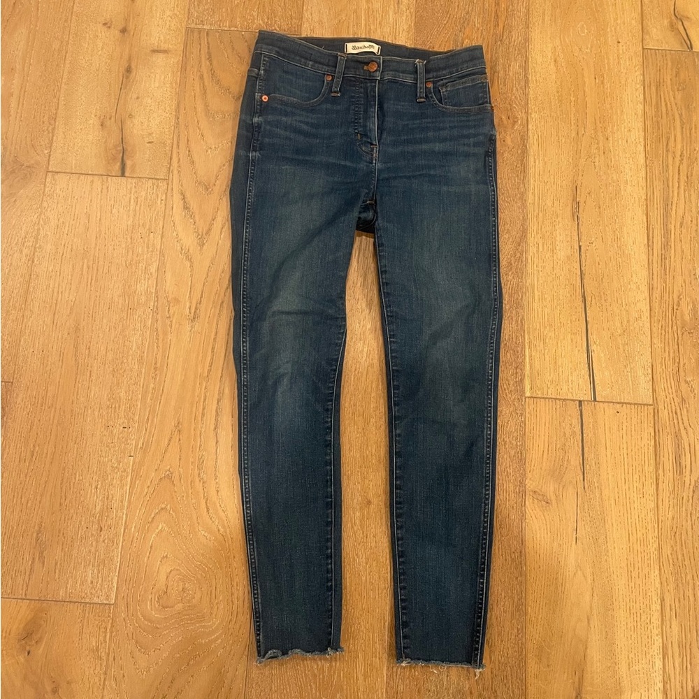 Madewell High-Rise Skinny Raw Hem Jeans